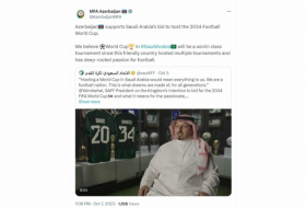 L’Azerbaïdjan soutient l'initiative de l'Arabie Saoudite d'accueillir la Coupe du Monde de football 2034