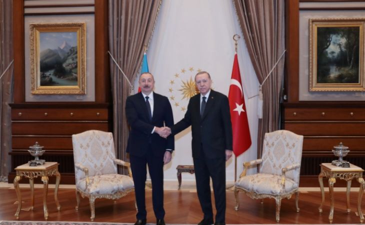  Entretien en tête-à-tête des présidents azerbaïdjanais et turc à Ankara 