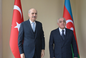 Entretien du Premier ministre azerbaïdjanais avec le président du Parlement turc