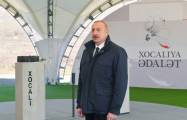   Président azerbaïdjanais : Nier le génocide de Khodjaly, c’est injuste  