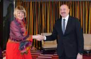  Munich: Entretien du président azerbaïdjanais avec la secrétaire général de l'OSCE 
