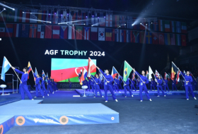   La cérémonie d’ouverture de la Coupe du monde de gymnastique artistique à Bakou  