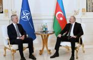  Le président azerbaïdjanais s’entretient en tête-à-tête avec le Secrétaire général de l’OTAN 