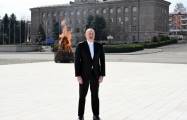   Azerbaïdjan : La place centrale de Khankendi a été nommée Place de la Victoire  