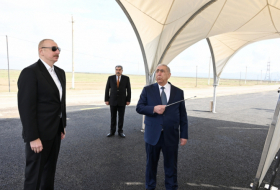  Le président Ilham Aliyev en visite dans la région de Hadjygaboul - Mise à Jour - Photos