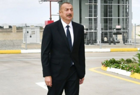   Le président Ilham Aliyev participe à la réouverture du complexe des barrages de Köndelentchaï à Fuzouli  