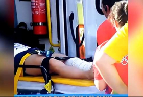 Gravement blessé, l`athlète français Samir Aït Saïd victime... des ambulanciers brésiliens - VIDEO