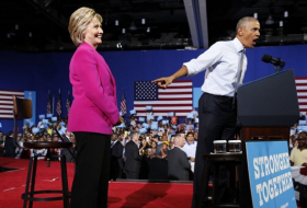 Président Obama avec toute confiance en campagne pour Hillary Clinton…