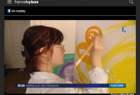 La chaîne F3 diffuse un reportage sur Maryam Alakbarli, jeune peintre azerbaïdjanaise