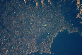 Le Stade Vélodrome visible depuis l’espace