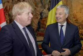 Boris Johnson rend visite à Didier Reynders et Geert Bourgeois