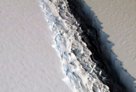 L`Antarctique se fissure dangereusement