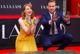 Gosling et Stone laissent leurs traces à Hollywood