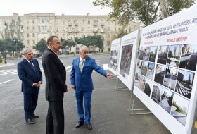 Le président Ilham Aliyev a inauguré un certain nombre de rues, parcs et avenues à Bakou - PHOTOS