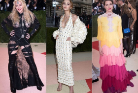 MET 2016: la tenue scan­da­leuse de Madonna, Lily-Rose Depp  - PHOTOS