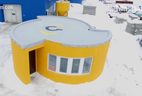 Cette maison a été fabriquée par une imprimante 3D géante en 24 heures - VIDEO